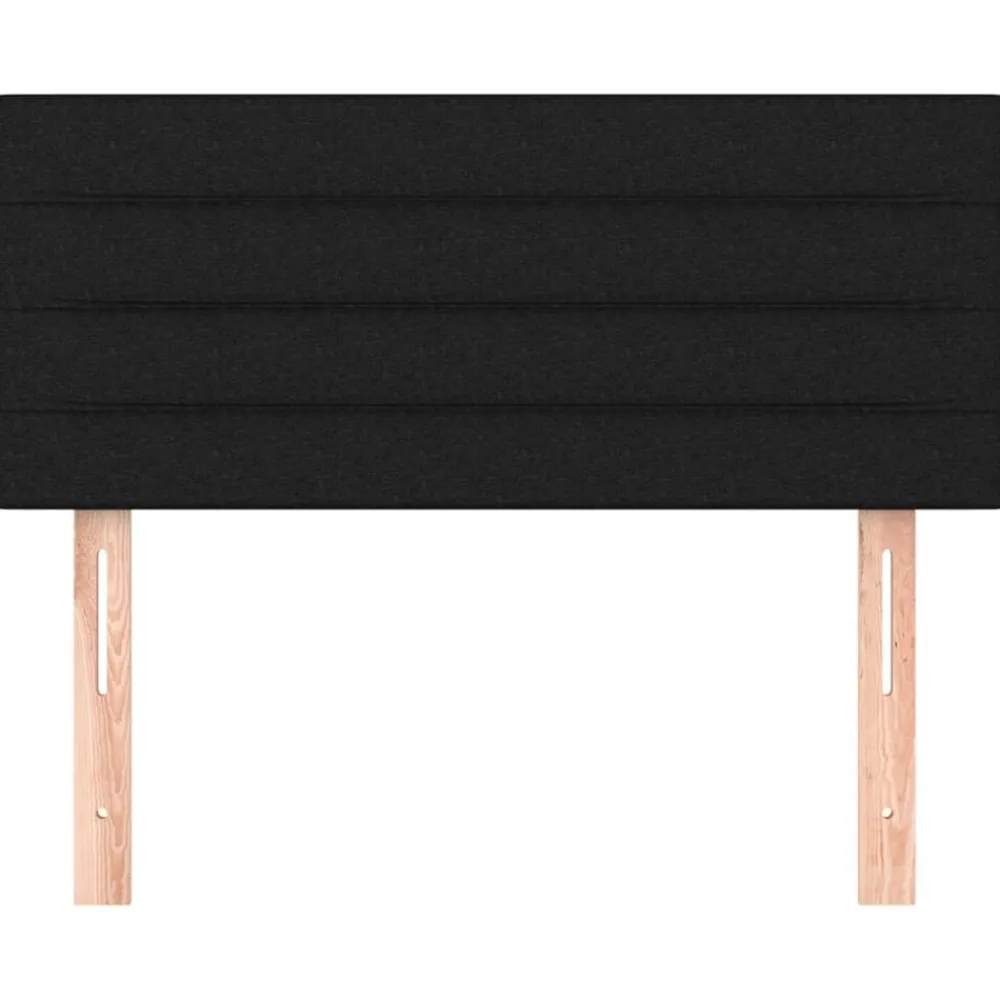 Bedden & Accessoires*vidaXL Hoofdbord 80x5x78/88 cm stof Zwart