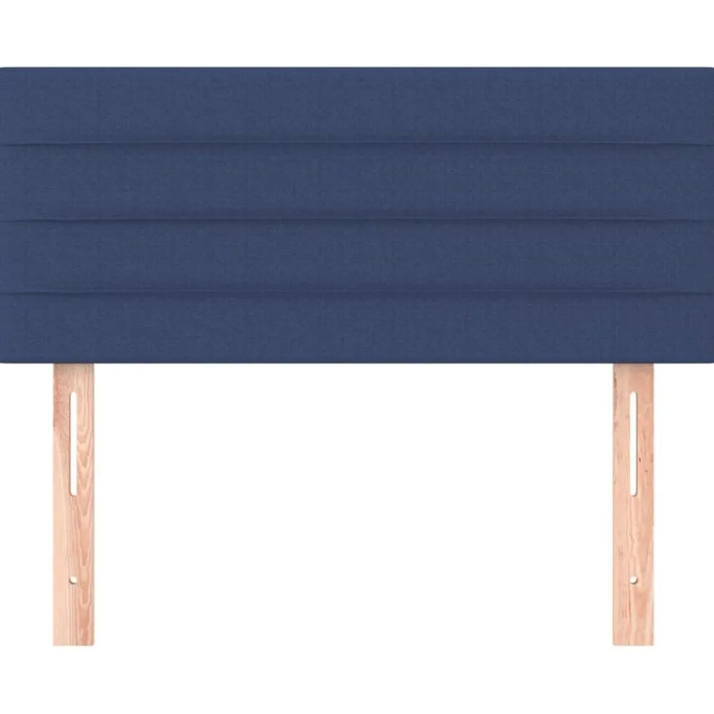 Bedden & Accessoires*vidaXL Hoofdbord 80x5x78/88 cm stof Blauw