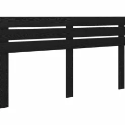 Bedden & Accessoires*vidaXL Hoofdbord 100 cm Bewerkt hout Zwart eiken