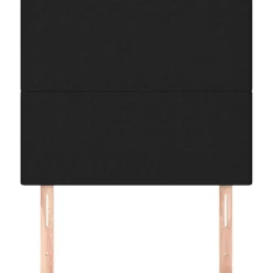 Bedden & Accessoires*vidaXL Hoofdbord 80x5x118/128 cm stof Zwart