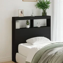 Hoofdbordkast met LED-verlichting 100x17x102 cm>vidaXL Clearance