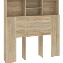 Bedden & Accessoires*vidaXL Hoofdbordkast 100x19x103,5 cm kleurig Sonoma eiken