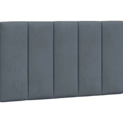 Bedden & Accessoires*vidaXL Hoofdbordkussen "Hanko" 80 cm fluweel Donkergrijs