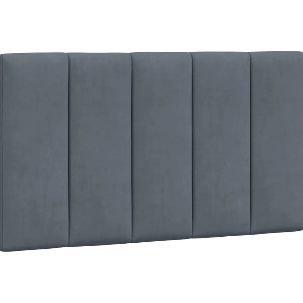 Bedden & Accessoires*vidaXL Hoofdbordkussen "Hanko" 80 cm fluweel Donkergrijs