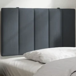 Bedden & Accessoires*vidaXL Hoofdbordkussen "Hanko" 80 cm fluweel Donkergrijs