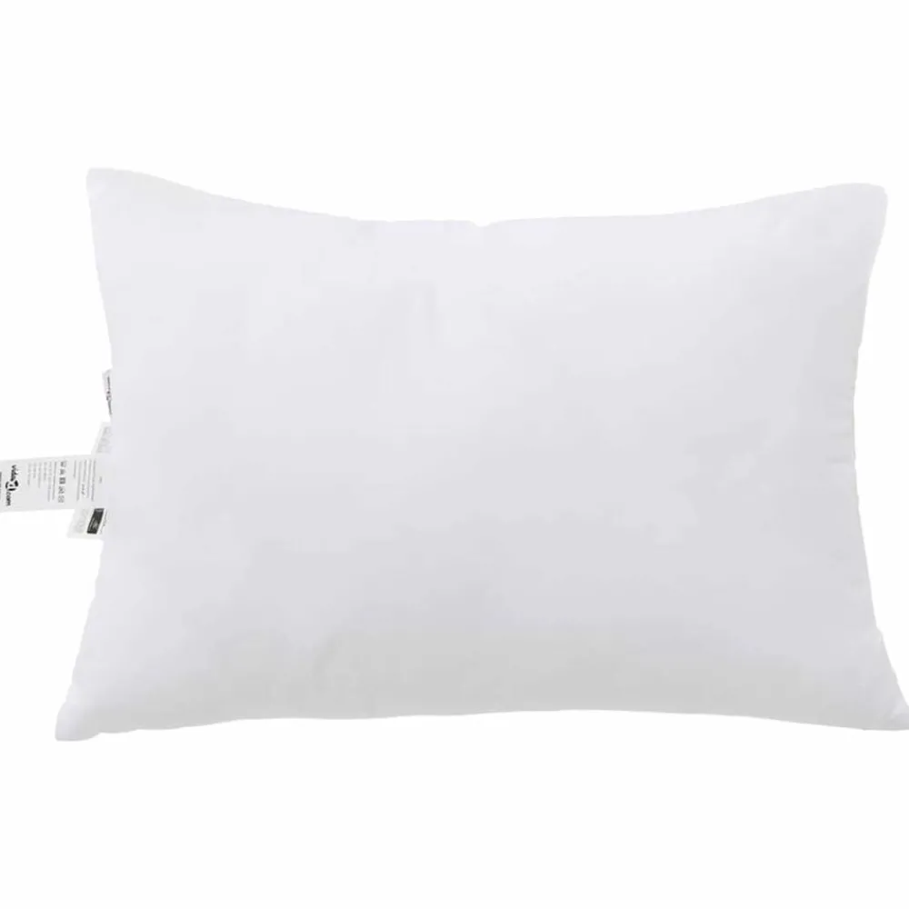 Hoofdkussen met kussen Wit 60 x 40 x 20 cm Polyester>vidaXL Discount