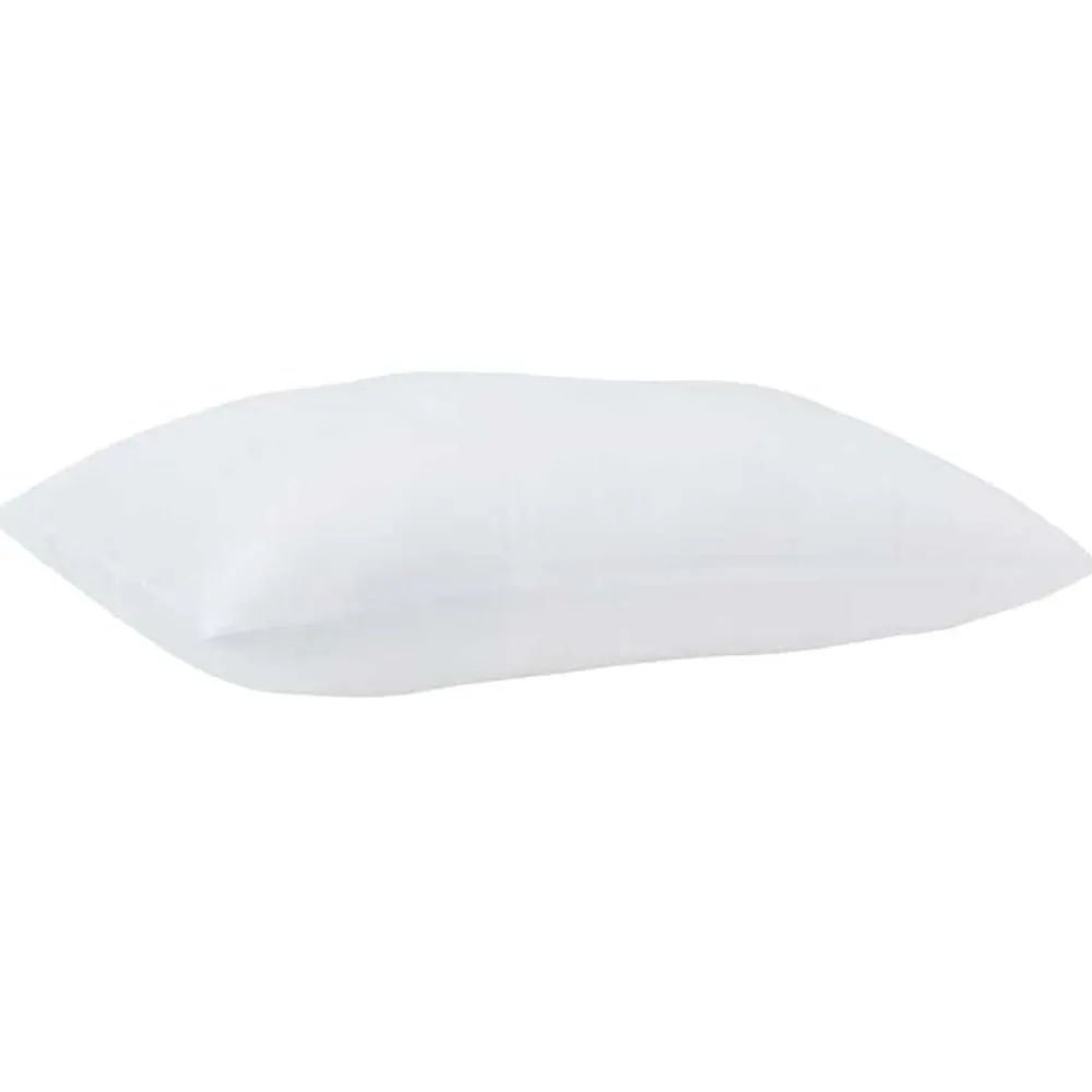 Hoofdkussen met kussen Wit 60 x 40 x 20 cm Polyester>vidaXL Discount