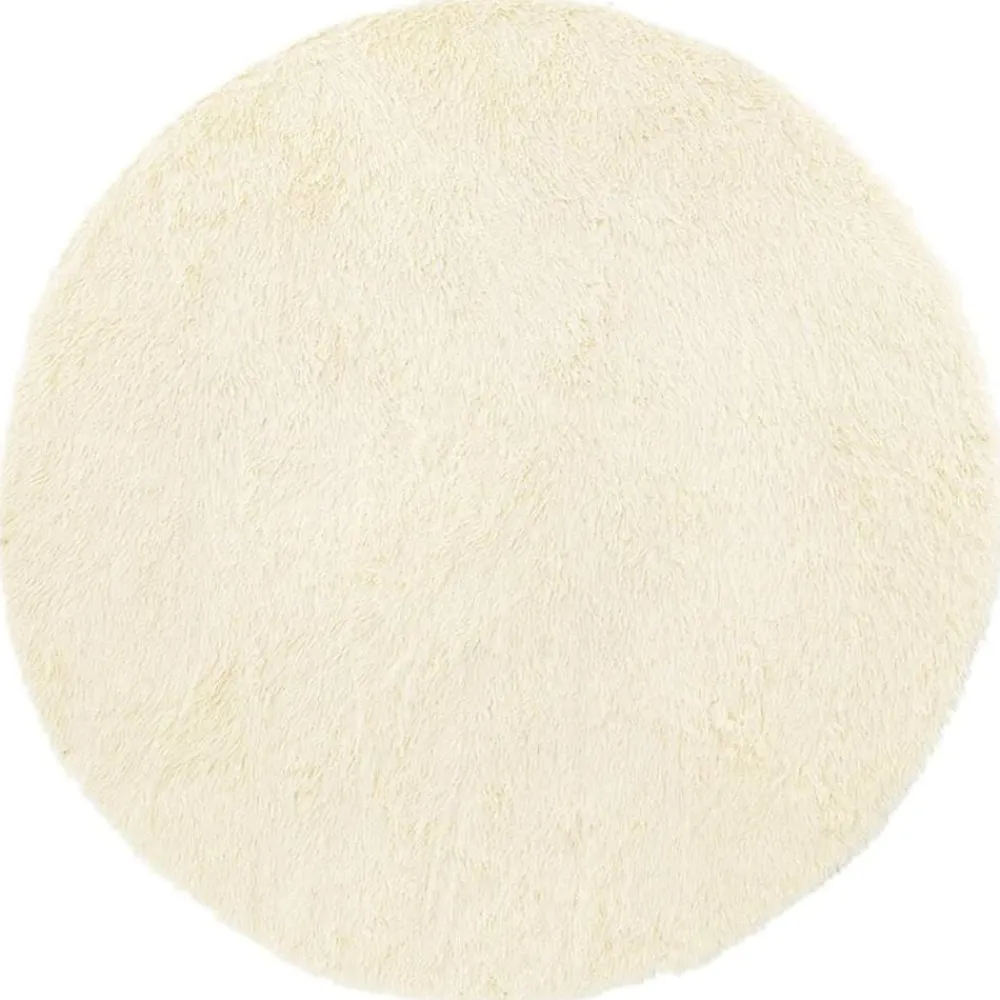 Hoogpolig vloerkleed NAVARRA 100x100 cm polyester crèmekleurig>vidaXL New