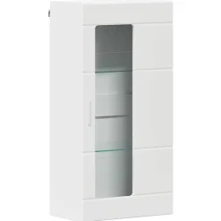 Meubelsets*vidaXL Houten Kast met opslag 50 x 29 x 100 cm Bewerkt hout Wit