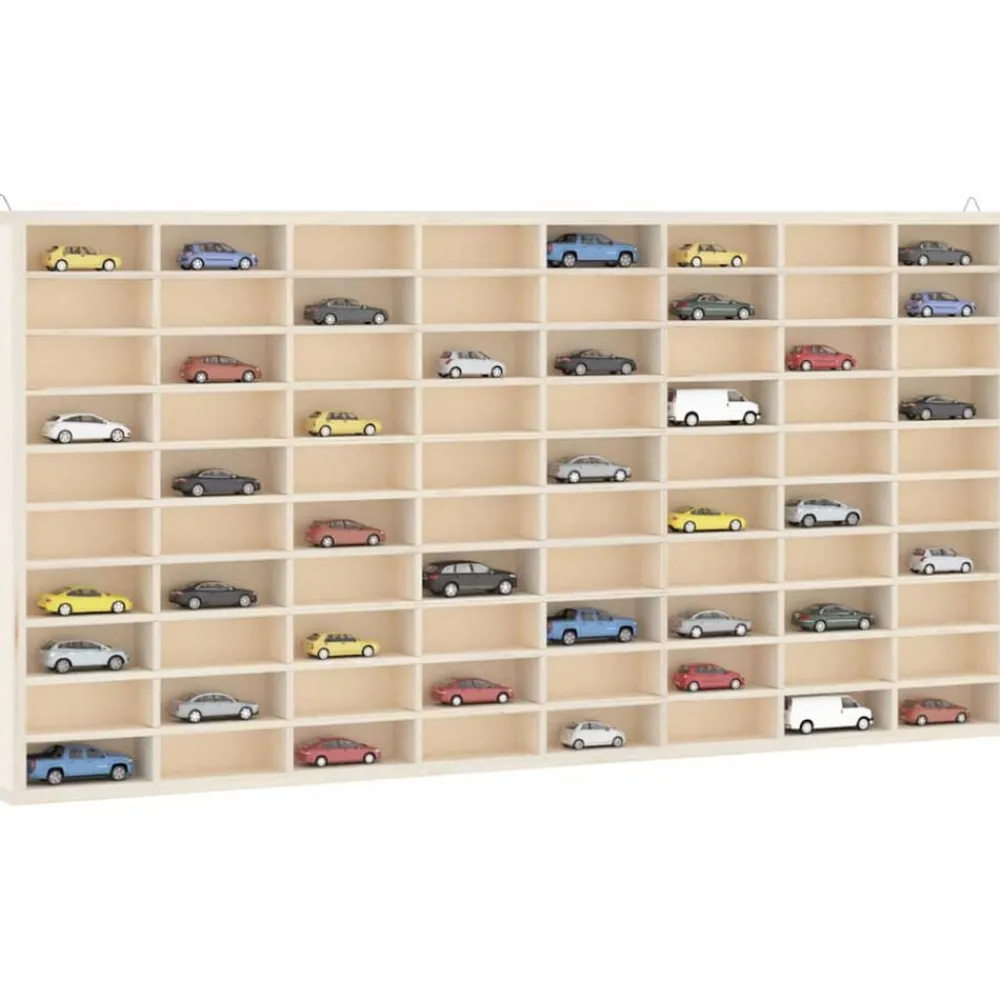 Houten Verzamelaarsvitrine met 80 Vakken 80x4,5x40,5cm>vidaXL Hot