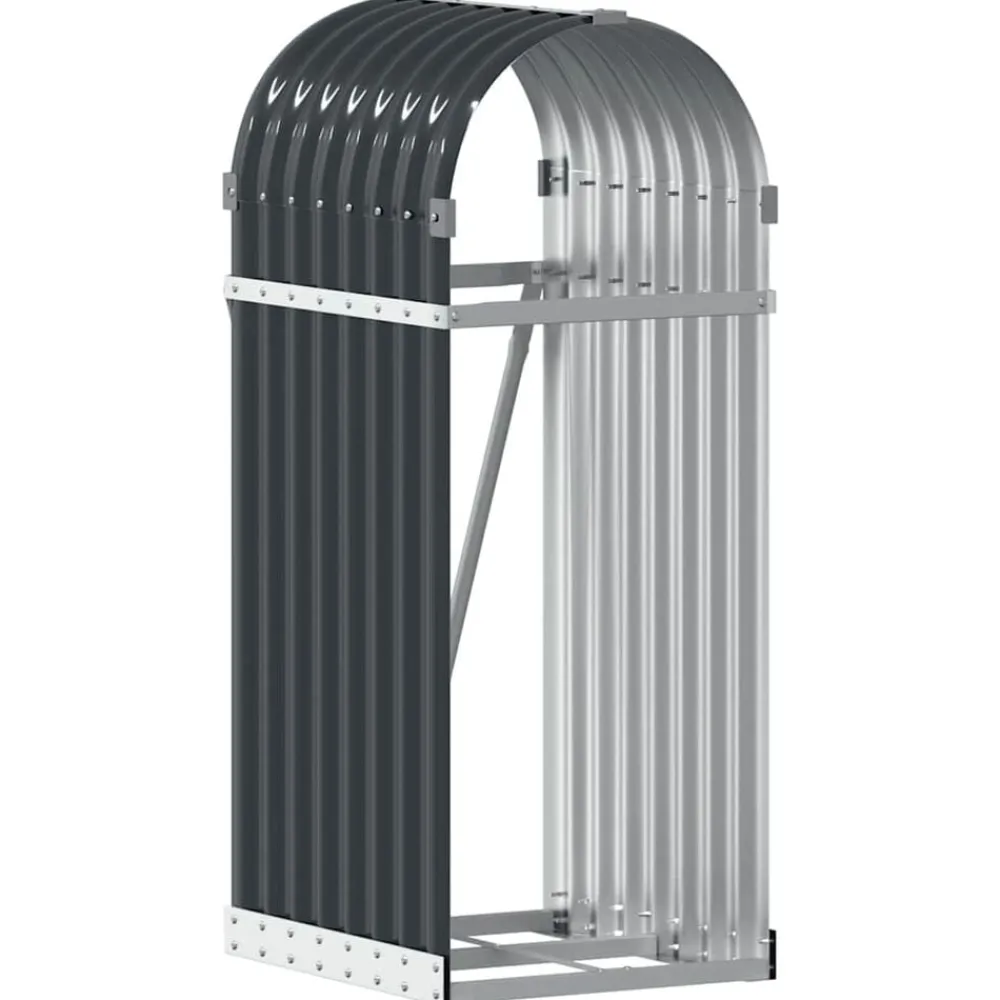 Houthouder 40x45x100 cm Gegalvaniseerd Staal>vidaXL