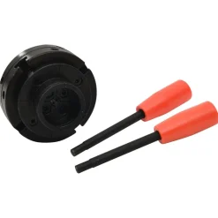 Houtklauwplaat 4 bekken met M33 verbinding 100 mm staal><noscript><img width=