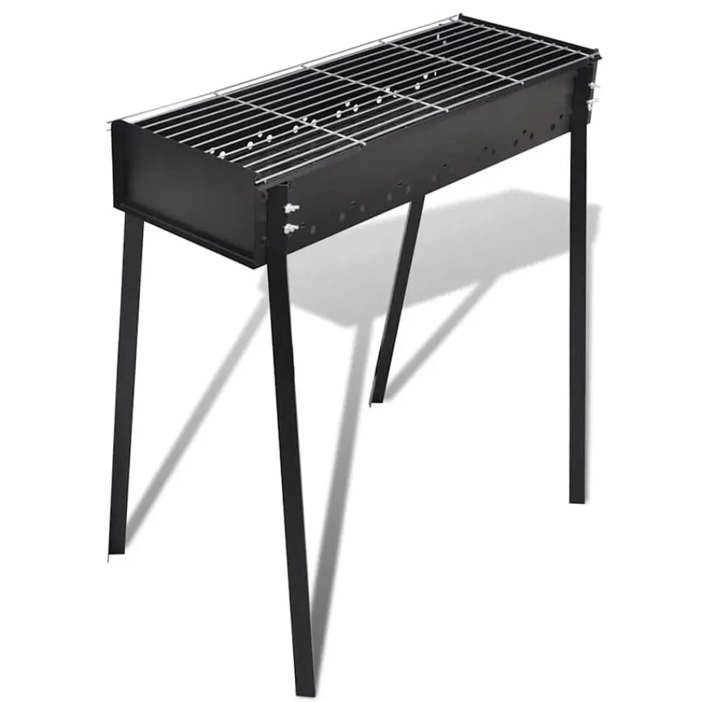 Houtskoolbarbecue staand vierkant 75x28 cm>vidaXL Outlet