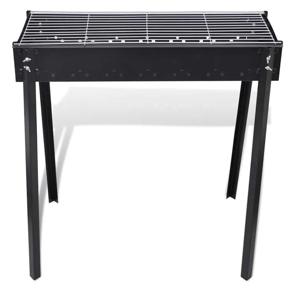 Houtskoolbarbecue staand vierkant 75x28 cm>vidaXL Outlet