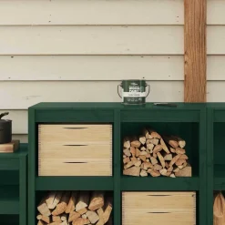 Verbruiksmaterialen Voor De Bouw*vidaXL Houtverf 2,5 L Wandprint Groen