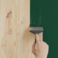 Verbruiksmaterialen Voor De Bouw*vidaXL Houtverf 2,5 L Wandprint Groen