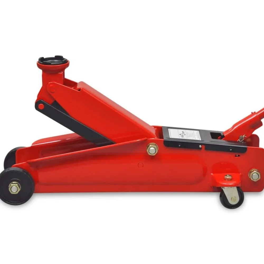 Hydraulische vloerkrik laag profiel 3 ton rood>vidaXL Sale