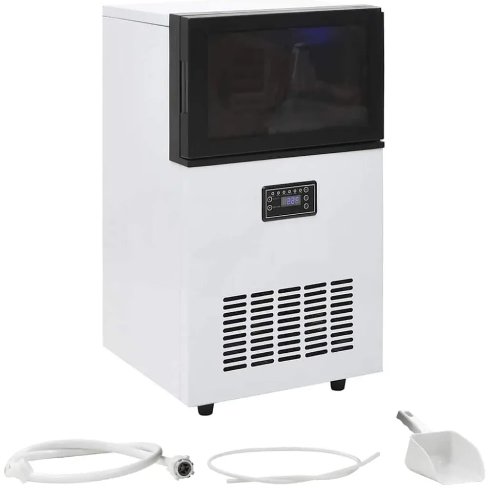 IJsblokjesmachine 45 kg/24 u zwart>vidaXL Online