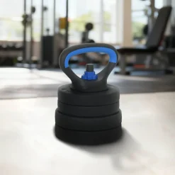 4-in-1 Halter-Barbell Kettlebell Set 20kg 20kg>vidaXL Clearance