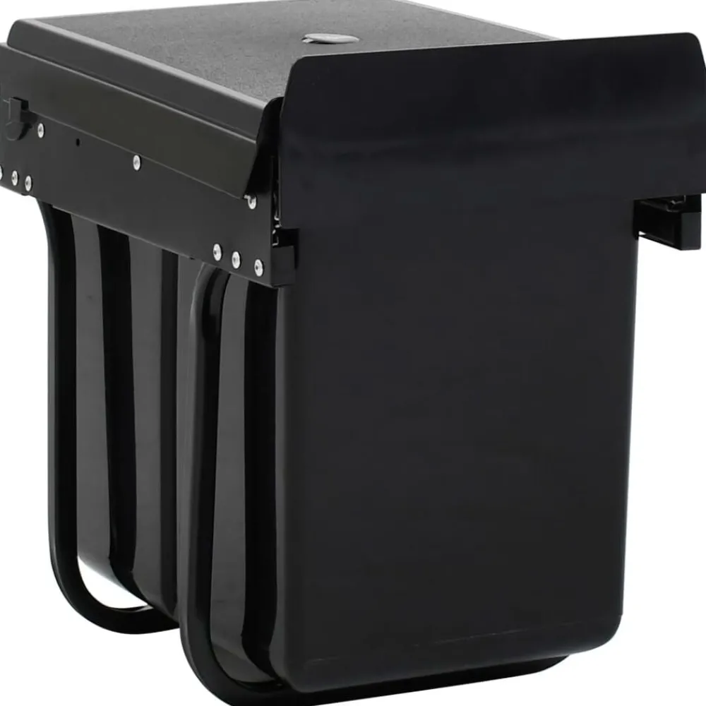 Inbouwprullenbak uittrekbaar soft-close 20 L>vidaXL Hot
