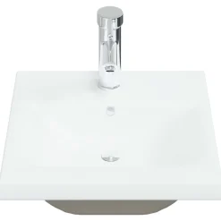 Inbouwwastafel met kraan 42x39x18 cm keramiek wit><noscript><img width=