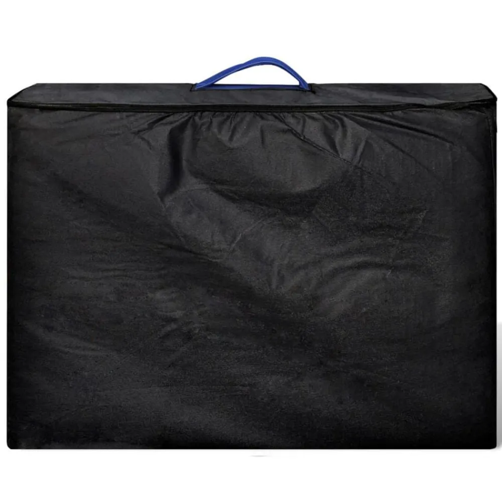 Inklapbare massagetafel 2 zones met houten frame>vidaXL Best
