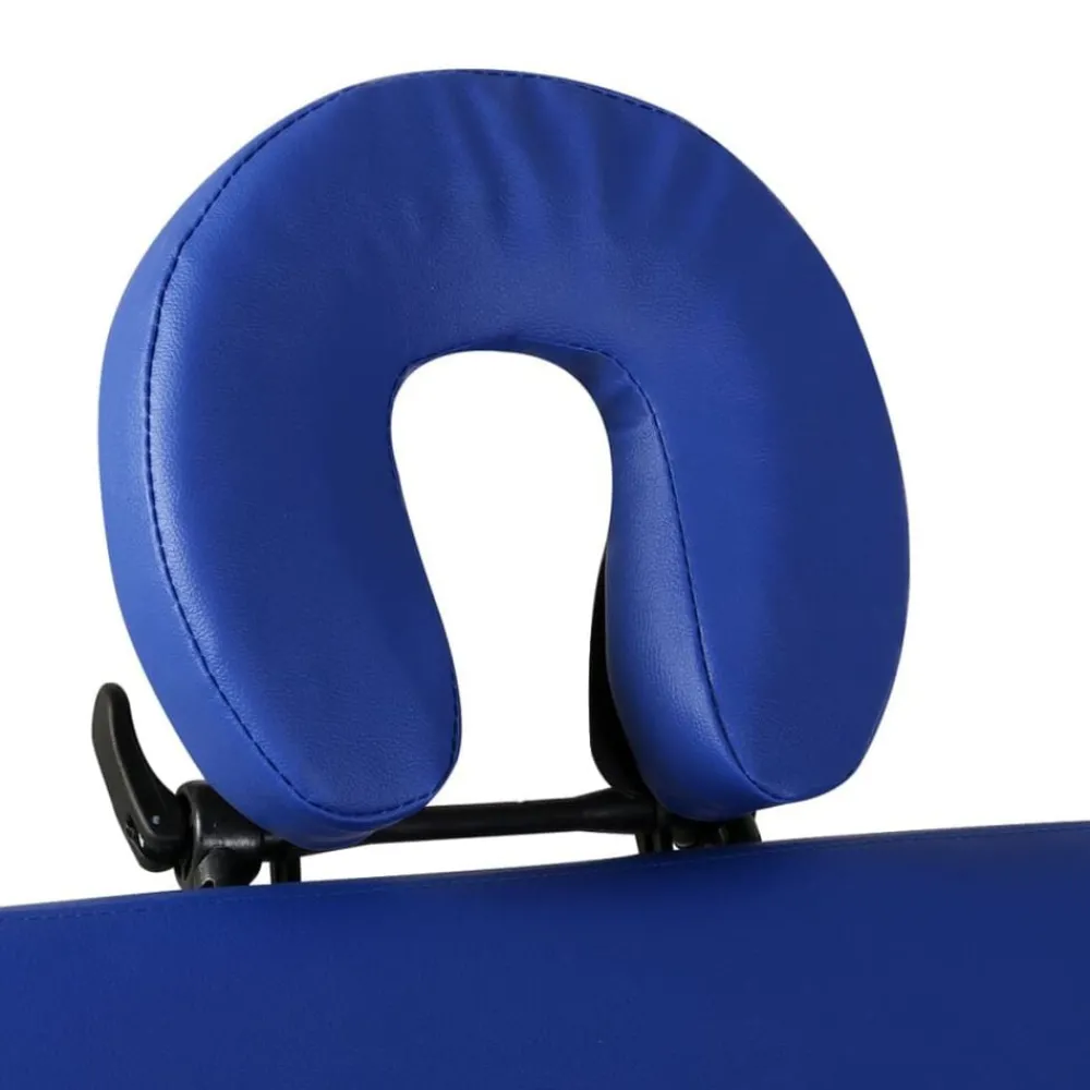 Inklapbare massagetafel 2 zones met houten frame>vidaXL Best