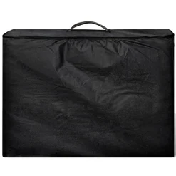 Uiterlijk & Gezondheid*vidaXL Inklapbare massagetafel 2 zones met houten frame Zwart