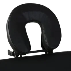 Uiterlijk & Gezondheid*vidaXL Inklapbare massagetafel 2 zones met houten frame Zwart