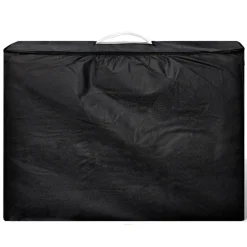 Inklapbare massagetafel 2 zones met houten frame (creme)>vidaXL Clearance