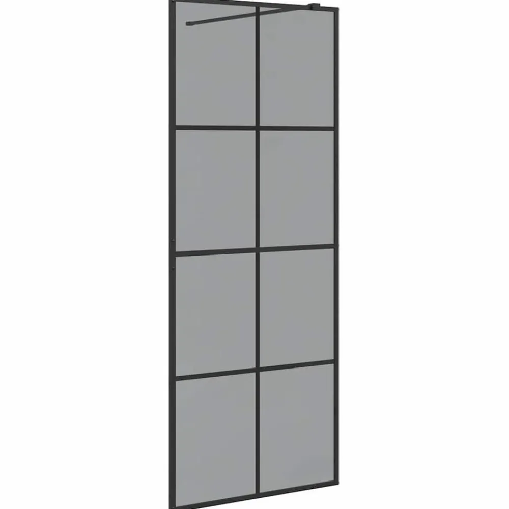 Inloop Douche Wand 80 x 195 cm gehard glas>vidaXL Clearance