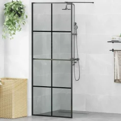 Inloop Douche Wand 80 x 195 cm gehard glas>vidaXL Clearance