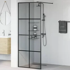 Inloop Douche Wand 80 x 195 cm gehard glas><noscript><img width=