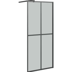 Inloopdouchescherm 80x195 cm donker gehard glas>vidaXL Discount