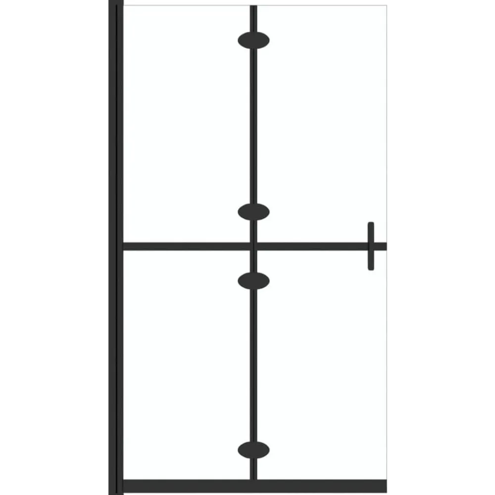 Inloopdouchewand inklapbaar 70x190 cm ESG-glas transparant>vidaXL Best