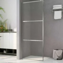Inloopdouchewand transparant 80x195 cm ESG-glas>vidaXL Online