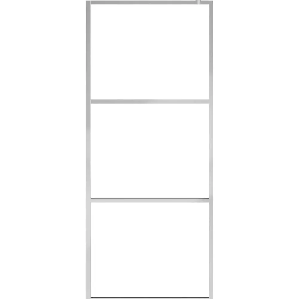Inloopdouchewand transparant 80x195 cm ESG-glas>vidaXL Online