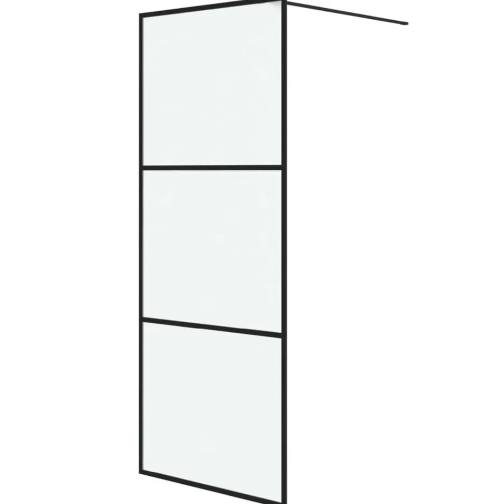 Inloopdouchewand 80x195 cm mat ESG-glas>vidaXL New