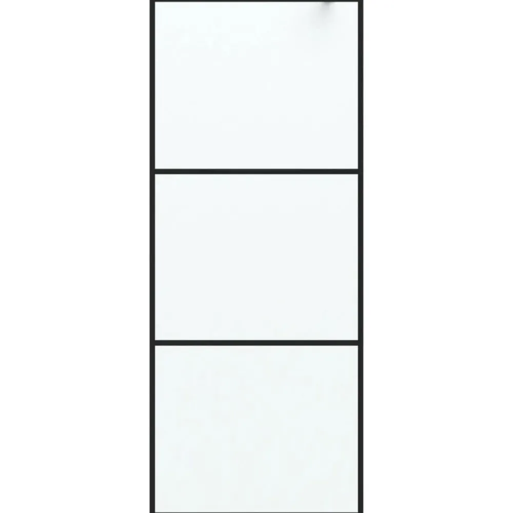 Inloopdouchewand 80x195 cm mat ESG-glas>vidaXL New