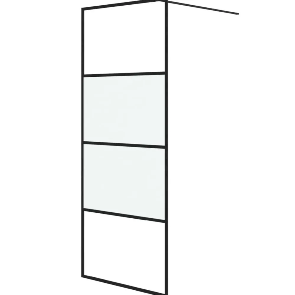 Inloopdouchewand 80x195 cm halfmat ESG-glas>vidaXL Sale