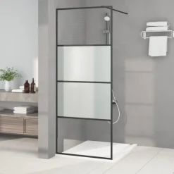 Inloopdouchewand 80x195 cm halfmat ESG-glas>vidaXL Sale