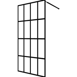 Inloopdouchewand 80x195 cm transparant gehard glas>vidaXL Discount