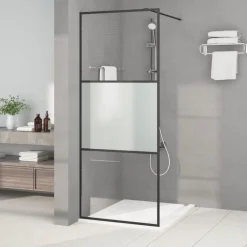 Inloopdouchewand 80x195 cm halfmat ESG-glas>vidaXL Sale