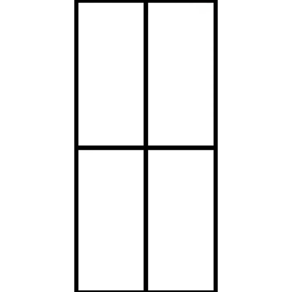Sanitair & Loodgietersbenodigdheden*vidaXL Inloopdouchewand 80x195 cm mat gehard glas matwit