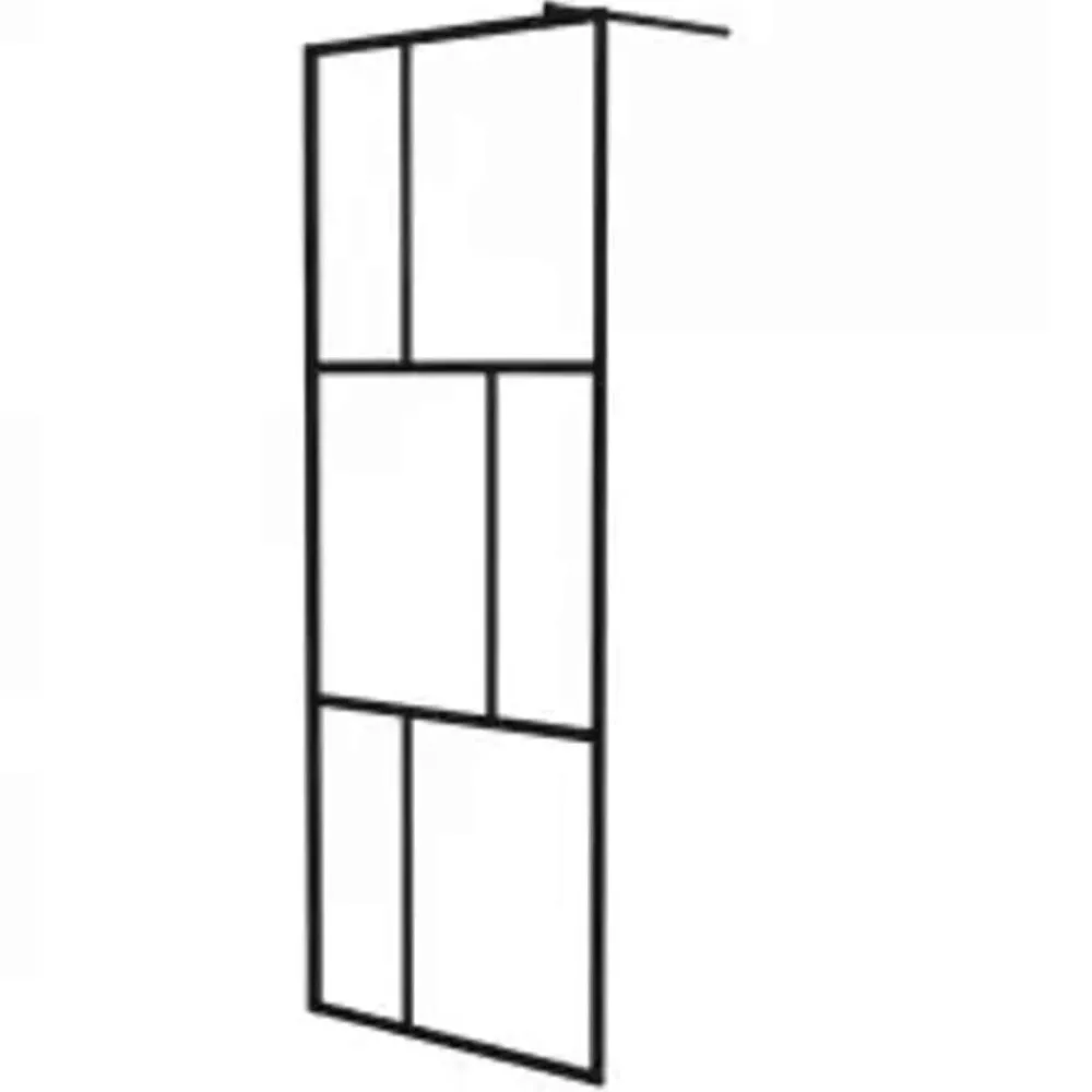 Inloopdouchewand 80x195 cm gehard glas>vidaXL Online