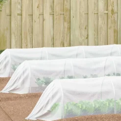 Tuin & Gazon*vidaXL Insecten Net Wit 2 x 5 m Polyetheen