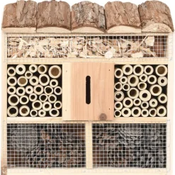 Insectenhotel 30x10x30 cm vurenhout>vidaXL Sale