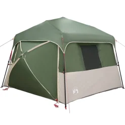 Instant tent met regenhuif voor 12 personen met snelontgrendeling>vidaXL Hot