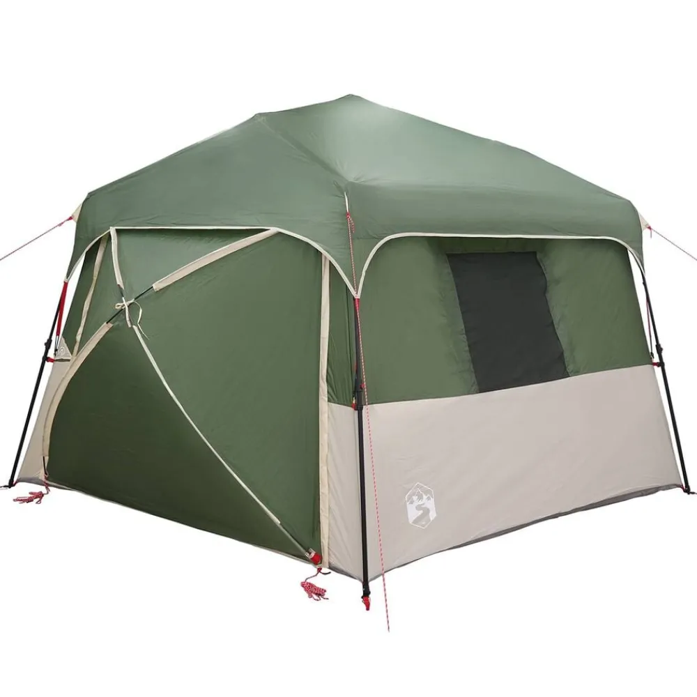 Instant tent met regenhuif voor 12 personen met snelontgrendeling>vidaXL Hot