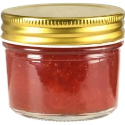 Keuken & Eetkamer*vidaXL Jampotten met kleurige deksels 24 st 110 ml glas Goud